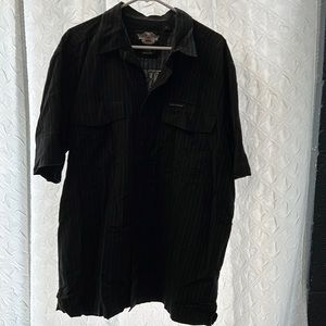 Mens Harley Davidson Button Down Shirt